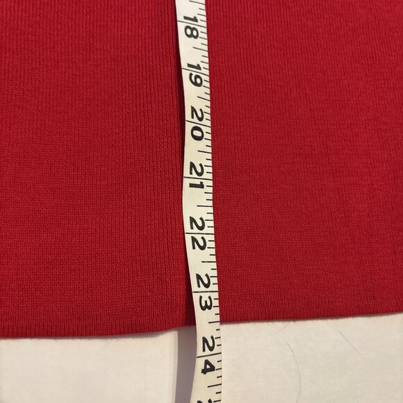 Sag Harbor Red Sleeveless Cotton Sweater Size Small NWT - Picture 5 of 6